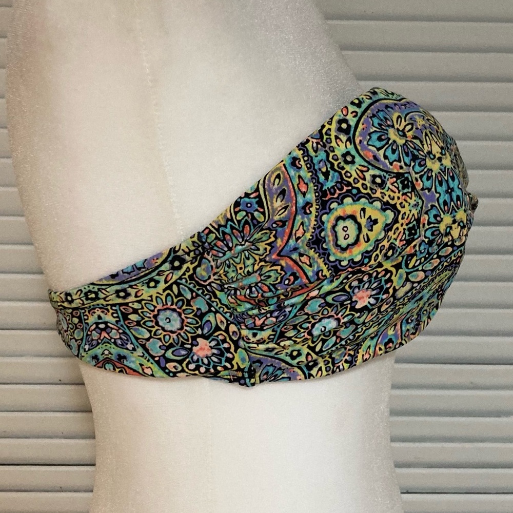 GUC Victoria’s Secret Strapless Bandeau Swimsuit Top Size 34D - Picture 3 of 9